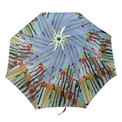 Chaos In Colour  Folding Umbrellas by ArtByAng