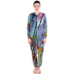 Chaos In Colour  Onepiece Jumpsuit (ladies)  by ArtByAng