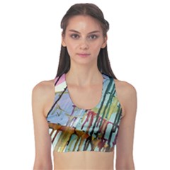 Chaos In Colour  Sports Bra by ArtByAng