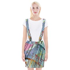 Chaos In Colour  Braces Suspender Skirt by ArtByAng