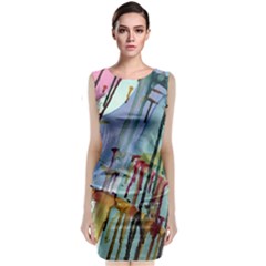 Chaos In Colour  Classic Sleeveless Midi Dress