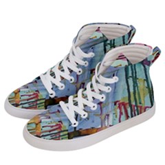 Chaos In Colour  Men s Hi-top Skate Sneakers by ArtByAng