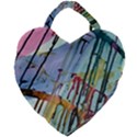 Chaos in Colour  Giant Heart Shaped Tote View2