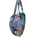 Chaos in Colour  Giant Heart Shaped Tote View4