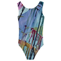 Chaos In Colour  Kids  Cut-out Back One Piece Swimsuit