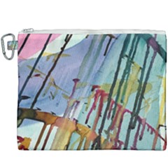 Chaos In Colour  Canvas Cosmetic Bag (xxxl) by ArtByAng