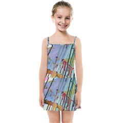 Chaos In Colour  Kids Summer Sun Dress by ArtByAng