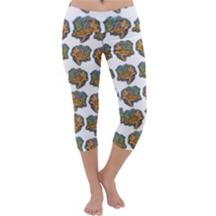 Tommyturt Capri Yoga Leggings by ArtByAng