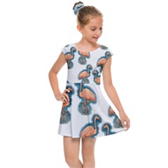 Flaming Gogo Kids Cap Sleeve Dress