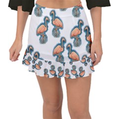 Flaming Gogo Fishtail Mini Chiffon Skirt by ArtByAng