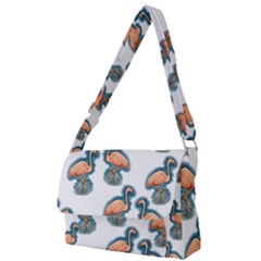 Flaming Gogo Full Print Messenger Bag by ArtByAng