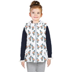 Flaming Gogo Kid s Hooded Puffer Vest by ArtByAng