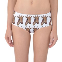 Giraffe Mid-waist Bikini Bottoms by ArtByAng