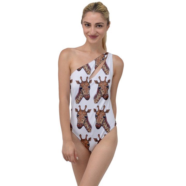 Giraffe To One Side Swimsuit