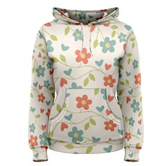 Flowers Pattern Women s Pullover Hoodie