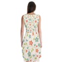 Flowers Pattern Sleeveless Chiffon Dress   View2