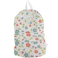 Flowers Pattern Foldable Lightweight Backpack