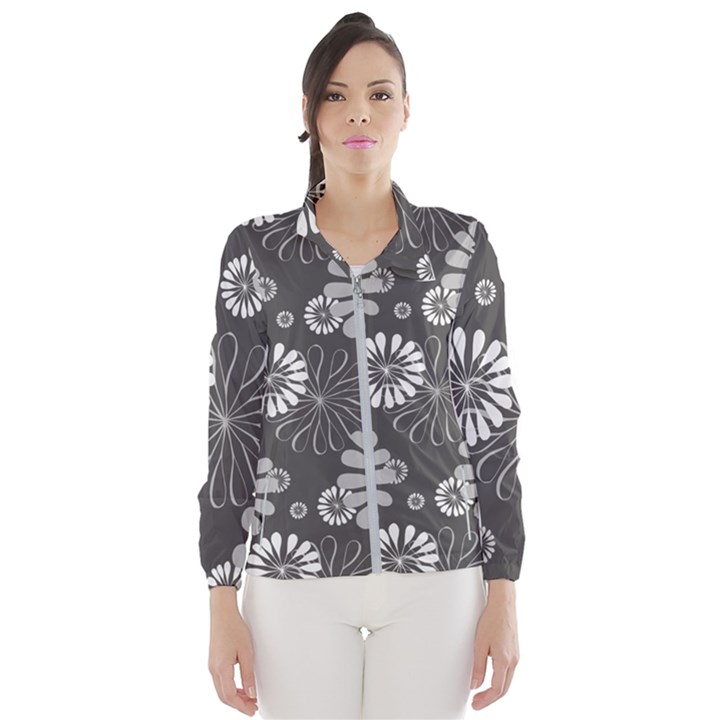 Floral Pattern Windbreaker (Women)