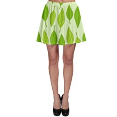 Autumn Pattern Skater Skirt by Hansue