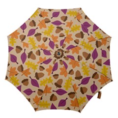 Acorn Pattern Hook Handle Umbrellas (large) by Hansue