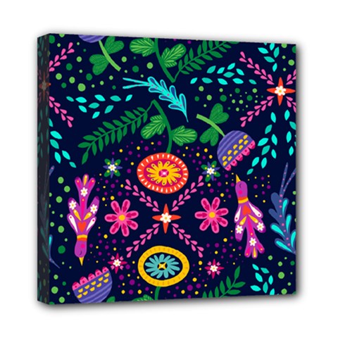 Colorful Pattern Mini Canvas 8  X 8  (stretched) by Hansue