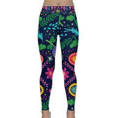 Colorful Pattern Classic Yoga Leggings by Hansue