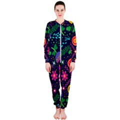 Colorful Pattern Onepiece Jumpsuit (ladies) 