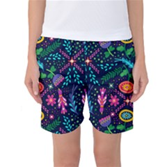 Colorful Pattern Women s Basketball Shorts by Hansue