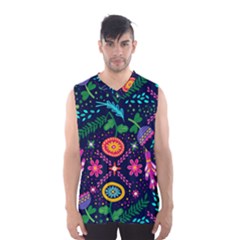 Colorful Pattern Men s Basketball Tank Top by Hansue