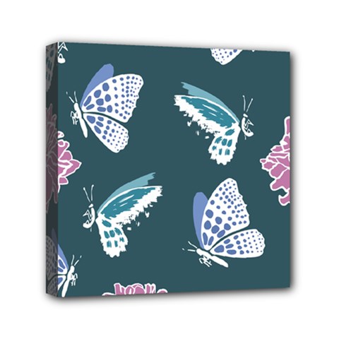 Butterfly  Mini Canvas 6  X 6  (stretched) by Hansue