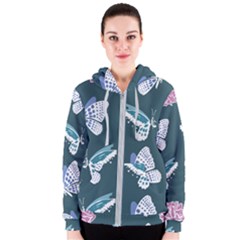 Butterfly  Women s Zipper Hoodie