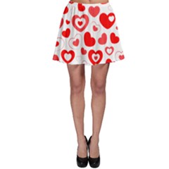 Hearts Skater Skirt by Hansue