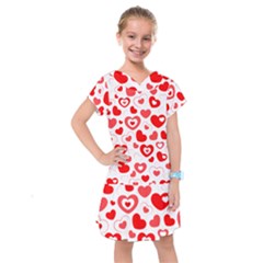 Hearts Kids  Drop Waist Dress by Hansue