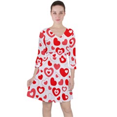 Hearts Ruffle Dress