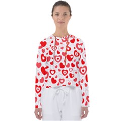 Hearts Women s Slouchy Sweat by Hansue