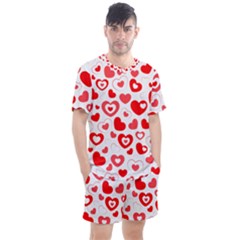 Hearts Men s Mesh Tee And Shorts Set