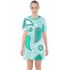 Seamless Sixties Short Sleeve Mini Dress by Hansue