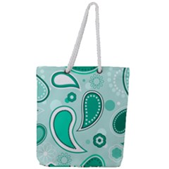 Seamless Full Print Rope Handle Tote (large)