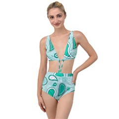 Seamless Tied Up Two Piece Swimsuit by Hansue