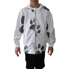 Pets Footprints Hooded Windbreaker (kids) by Hansue