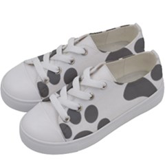 Pets Footprints Kids  Low Top Canvas Sneakers by Hansue