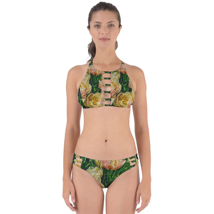 Early Summer Flowers Perfectly Cut Out Bikini Set