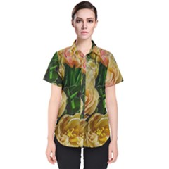 Early Summer Flowers Women s Short Sleeve Shirt