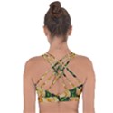 Early Summer Flowers Cross String Back Sports Bra View2