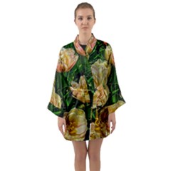 Early Summer Flowers Long Sleeve Kimono Robe