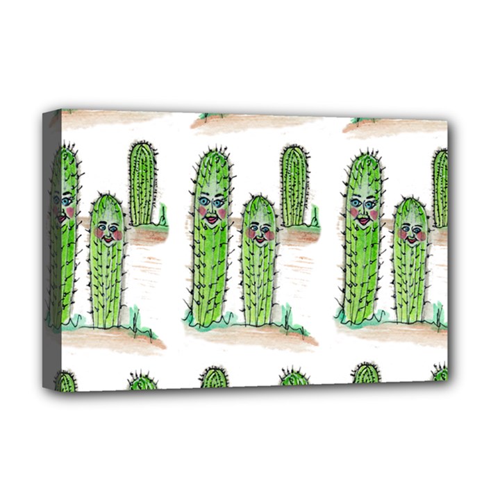 Prickle Plants2 Deluxe Canvas 18  x 12  (Stretched)