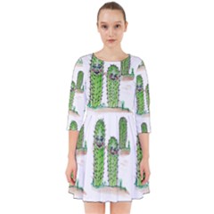 Prickle Plants2 Smock Dress by ArtByAng