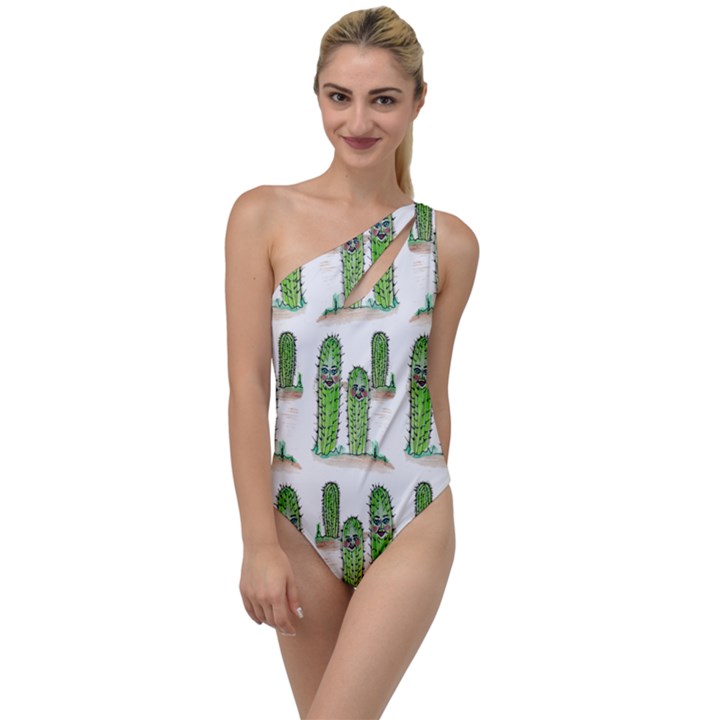 Prickle Plants2 To One Side Swimsuit