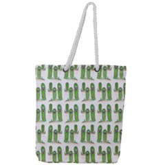 Prickle Plants Full Print Rope Handle Tote (large) by ArtByAng