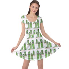 Prickle Plants Cap Sleeve Dress by ArtByAng